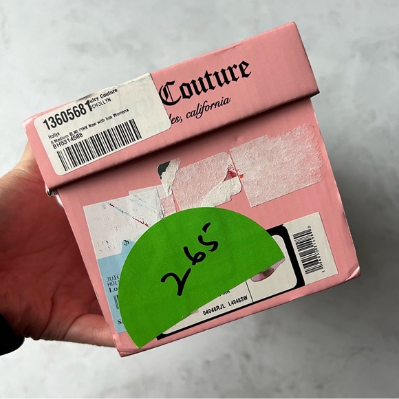 Juicy Couture Elegant Bejeweled Strap Slide Sandals Size 6 - Picture 7 of 9